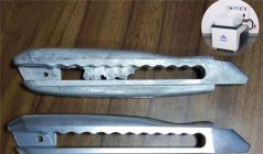 美工刀金属刀架可以使用磁力研磨机抛光吗
